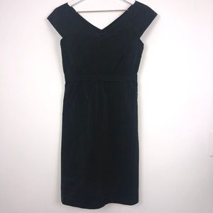Theory V Neck Cap Sleeve dress